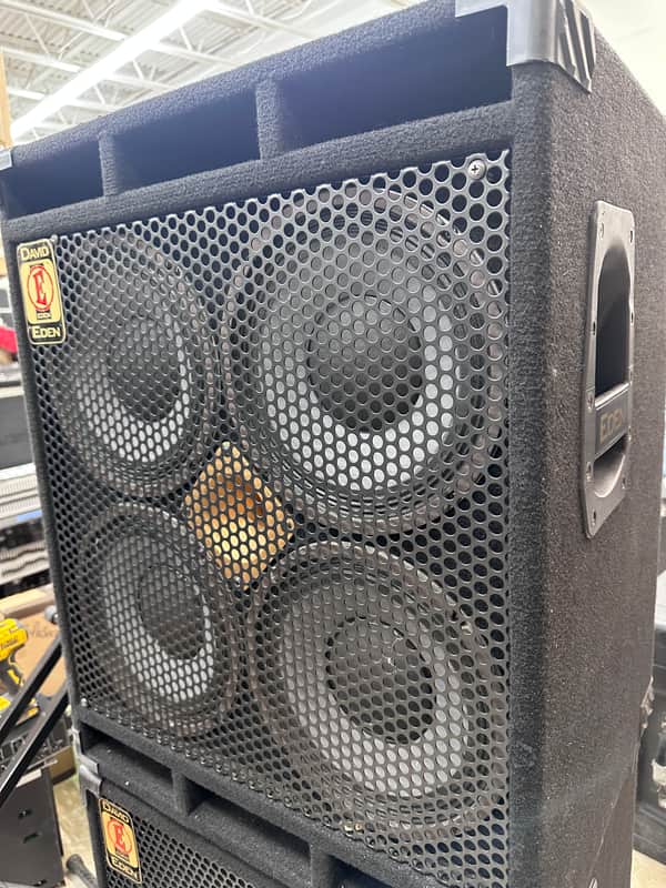 EDEN D410XLT 4 Ohm 4x10 Bass Cabinet 700 Watts 4x10" Speakers w/Tweeter #1436 image 1