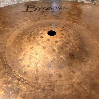 Meinl BYZANCE DARK Crash 18” RAW UNLATHED Complex 1374 g CLEAN! WHY Pay $430??? image 5