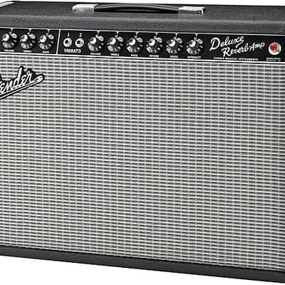 Fender '65 Deluxe Reverb 1x12" 22-watt Tube Combo Amp - Black, Support Small Indie Music Shops & Buy it Here ! image 3
