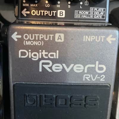 Boss RV-2 Digital Reverb (Dark Gray Label) 1987 - 1989 - Gray image 2