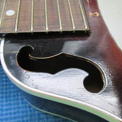 RARE Vintage '30s Harmony Faux Resonator Mandolin ! GREAT CONVERSION POTENTIAL!! image 11