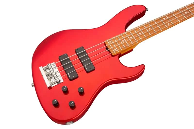 Sadowsky MetroExpress 24-Fret Modern Bass, Roasted Maple Fingerboard, 4-String - Solid Candy Apple Red Metallic High Polish image 1
