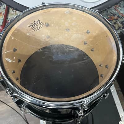 Pork Pie - Mark Schulman Collection 5.5x10" USA Custom Maple Popcorn Snare Drum 1994 — Black image 12