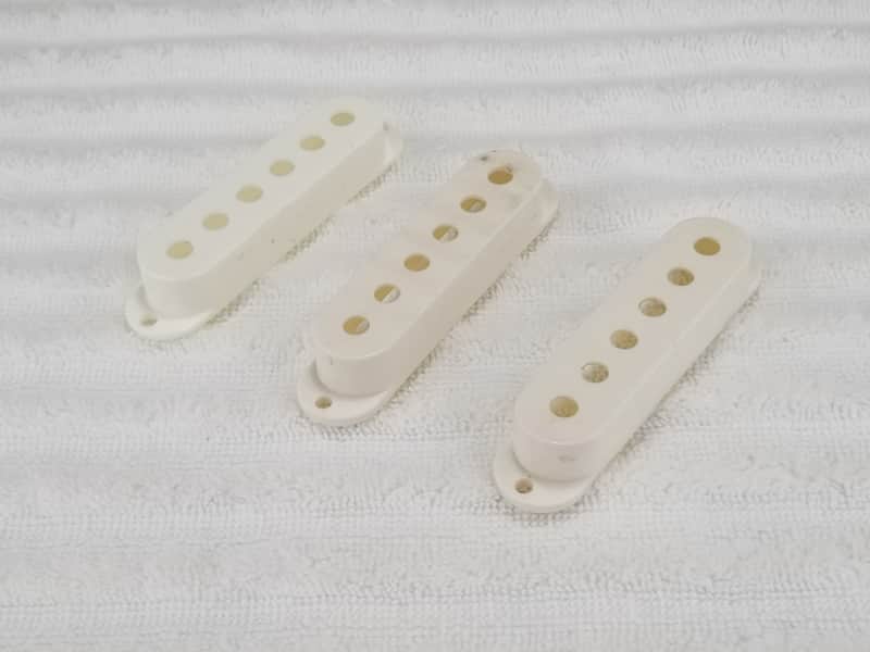 Early 1970s Fender Stratocaster Pickup Covers (3) image 1