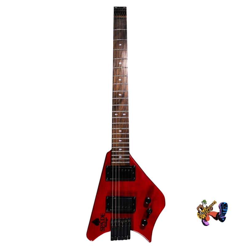 Bootlegger Guitar  Spade Gibson Scale 24.75 Headless Guitar With Case 2022 image 1