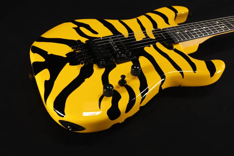 Jackson Pro Origins 1985 San Dimas SD1 Electric Guitar Ebony Fingerboard - Yellow Bengal 691 image 1