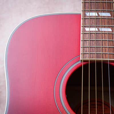 GIBSON USA Custom Shop Custom Hummingbird Quilt #1 of 28 "Heritage Cherry burst" (2008) image 7