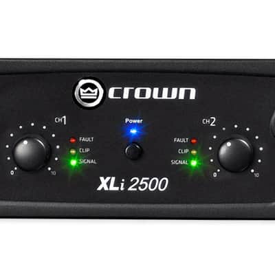 Crown Pro Audio XLi2500 1500 Watt 2 Channel DJ/PA Power Amplifier Amp XLI 2500 image 1
