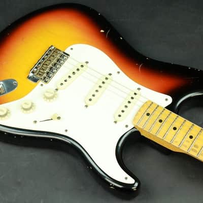 Fender Custom Shop Masterbuilt 1958 Stratocaster Relic by Todd Krause in Three Tone Sunburst image 9