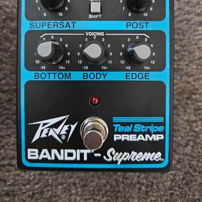 Peavey Bandit Supreme Teal Stripe Preamp 2025 - Present - Black / Teal image 1