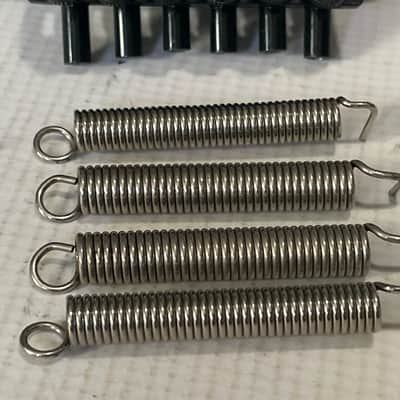 2000's Electric Guitar Black Licensed Floyd Rose Double Locking Tremolo Guitar Bridge image 3