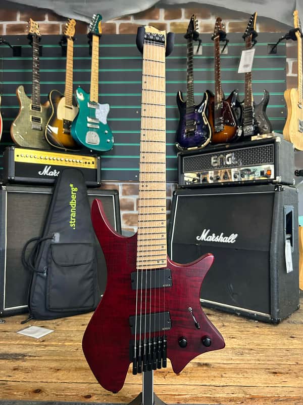 Strandberg Boden OS-7 Red 2016 Headless 7-String Electric Guitar Strandberg Boden OS-7 Red 2016 Headless 7-String Electric Guitar