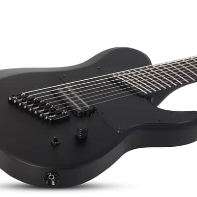 Schecter PT-8 MS Black Ops Satin Black Open Pore image 3