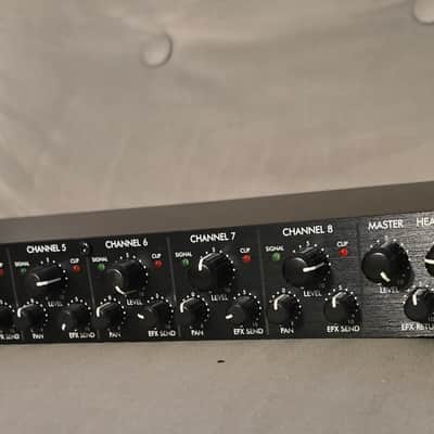 ART MX822 8-Channel Line Mixer with Effects Loop 2013 - Present - Black image 3