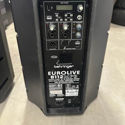 Pair of Eurolive B112MP3 1000-Watt 15" Powered Speakers with MP3 Player image 3