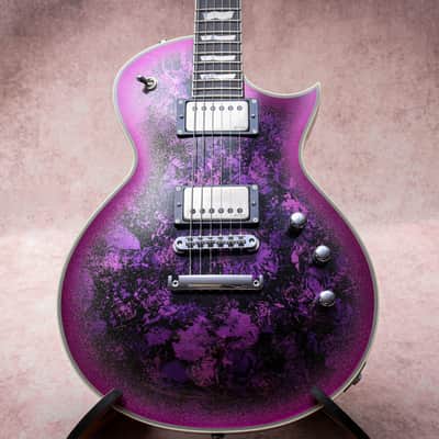ESP MIJ Custom Shop Original Series Eclipse CTM/DB "Purple Peel + Ebony" (2024) image 3