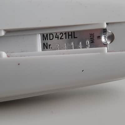 Sennheiser MD 421-HL Cardioid Dynamic Microphone 1960s - 1970s - White image 13