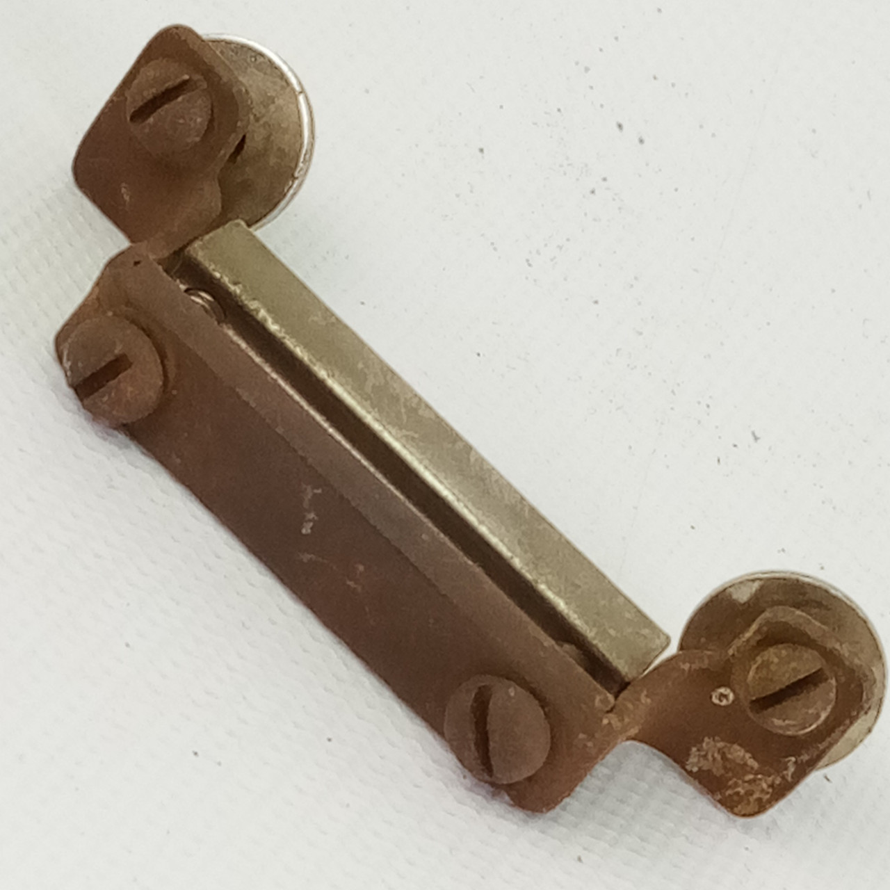 Gretsch 1 15/16"Snare Drum Butt Plate Nickel Broadkaster40s Square Clamp Vintage — main photograph