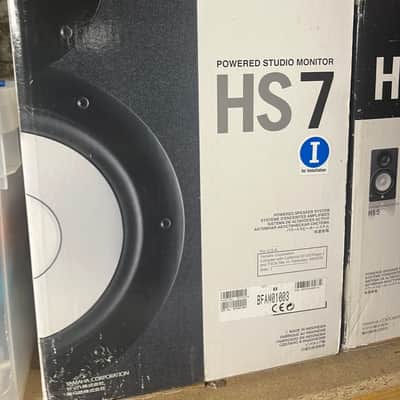 Yamaha HS7i Active Studio Monitor (Single) 2022 - Present - Black image 4
