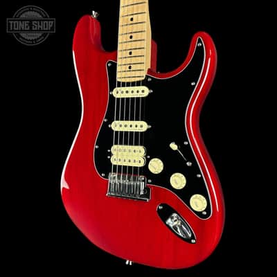 Used 2021 Fender Mod Shop Strat HSS Crimson Red w/case TSU25115 image 3