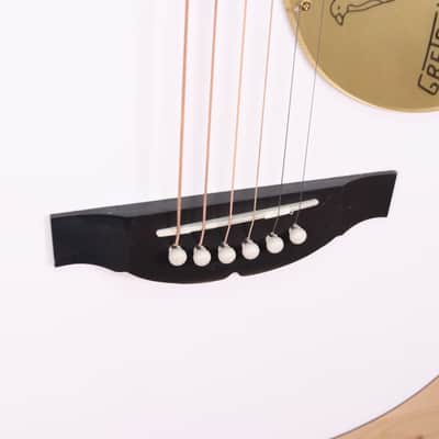 Gretsch G5021WPE Rancher Penguin Parlor Acoustic/Electric Guitar - White image 6