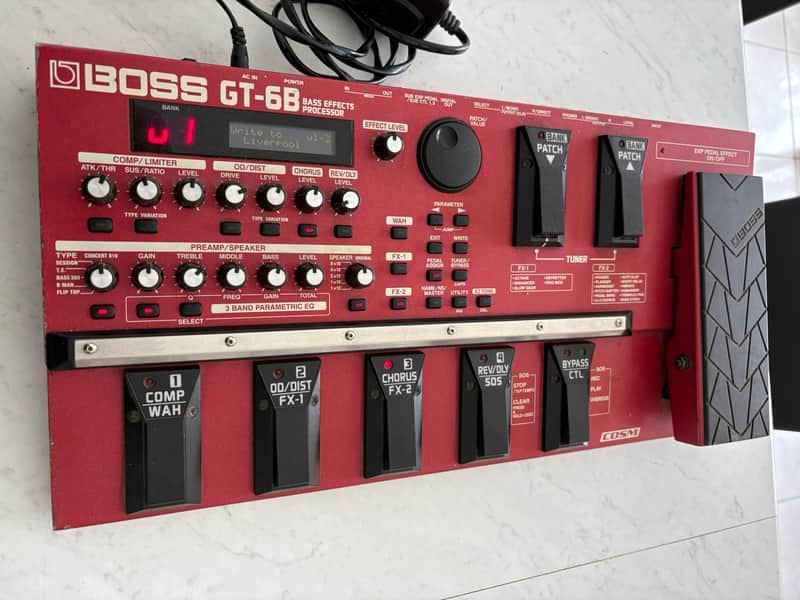 Boss GT- 6B Bass Effects Processor | Reverb UK