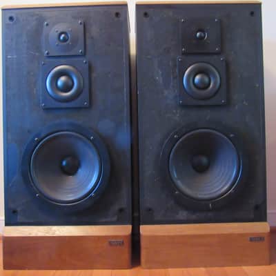 Advent Maestro speakers in very good condition  Newly re-foamed woofers. I lightly sanded and oiled image 1
