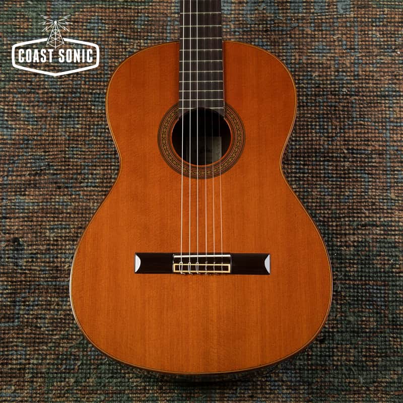 Aria AC50 Concert Classical Guitar made in Spain w/hard case | Reverb