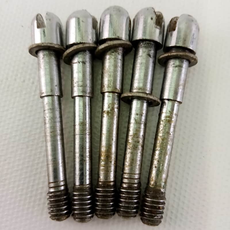 Premier 5x 1 5/8"Slotted Tension T-Rods Snare/Floor Tom Drum Elite UK Vintage60s image 1