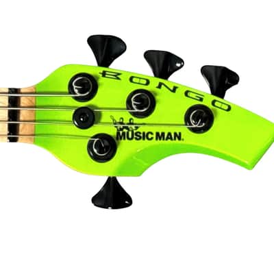 Ernie Ball Music Man Bongo 4 String HH, Mantis Green / Maple *IN STOCK* image 10