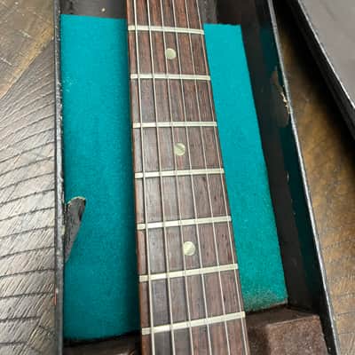Vintage 1967 Gibson Melody Maker D with Vibrola Pelham Blue Original Case Music City Bridge Savvy image 3