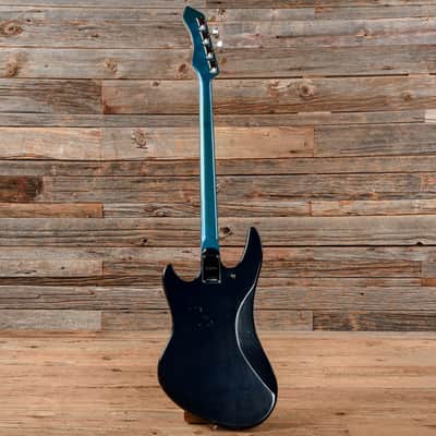 Guyatone EB-9 Sharp 5 Blue Sparkle 1970s image 4
