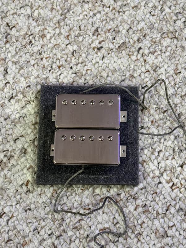 Gibson Burstbucker 61 humbucker pickup set 2021 - Nickel