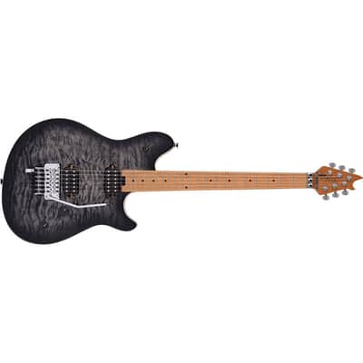 EVH Wolfgang Special QM Electric Guitar, Baked Maple Fingerboard, Charcoal Burst image 11