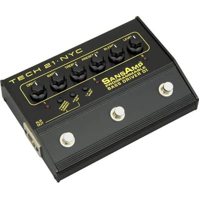 Tech 21 SansAmp 3-Channel Programmable Bass Driver DI image 2
