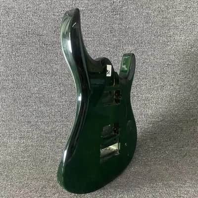 Green Flamed Maple Guitar Body DIY Project image 2