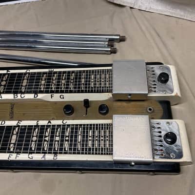 National Dual 8-String Double Neck Electric Steel Guitar with Legs - Local Pickup Only image 5