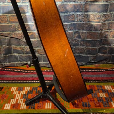 Vintage Japan 1980s Alvarez 5071 Acoustic Guitar Natural w/ OHSC image 11