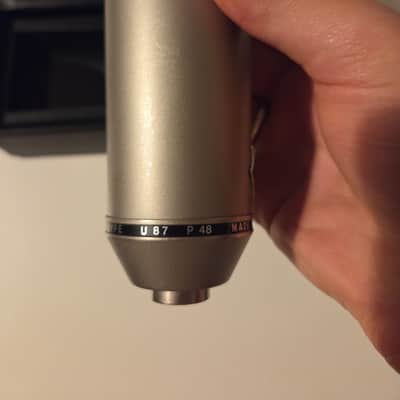 Neumann U 87 Large Diaphragm Multipattern Condenser Microphone 1967 - 1985 - Nickel image 8