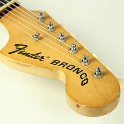 1975 Vintage Fender Bronco Dakota Red Rosewood Fretboard USA +OHSC 1970s image 21