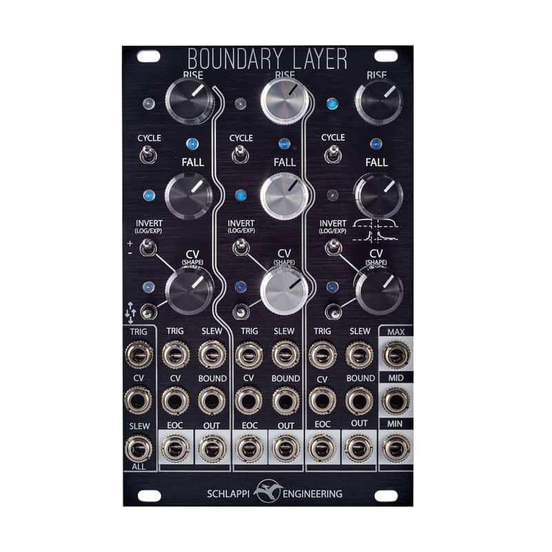 Schlappi Engineering Boundary Layer Eurorack Triple Function Generator Module (Black) image 1