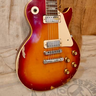 Gibson  Les Paul Deluxe 1971 - Cherry Sunburst image 7