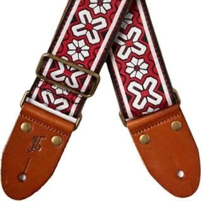 WOVEN NYLON TIARE STRAP RED