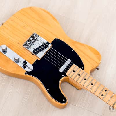 1977 Fender Telecaster Vintage Guitar Natural w/ Case image 9