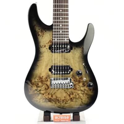 Ibanez AZ427P1PB Premium 7-string Electric Guitar - Charcoal Black Burst 3425gr image 1