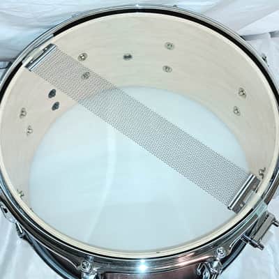 MP SPECIAL CUSTOM MAPLE SNARE DRUM Fresh - Crimson Ebony Satin image 7