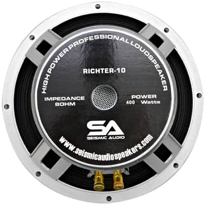 New PAIR 10" PA/DJ Raw Replacement Woofer/Speaker 400 W image 3