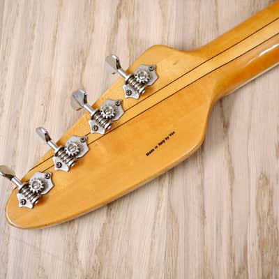 1965 Vox Model V-232 Solid Body Electric Violin Bass Guitar 100% Stock w/ohc image 5