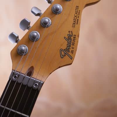 Fender Stratocaster Plus Electric Guitar in Dakota Red, 1989 Model, Hard Case image 5
