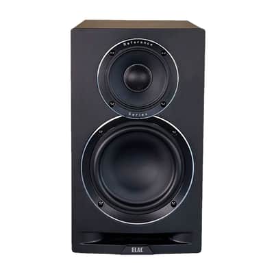 ELAC Uni-Fi Reference 3-Way 6-½” Bookshelf Speakers, Oak or Walnut Speakers for Home Theater and Stereo System, Black Baffle with Walnut Sides image 3